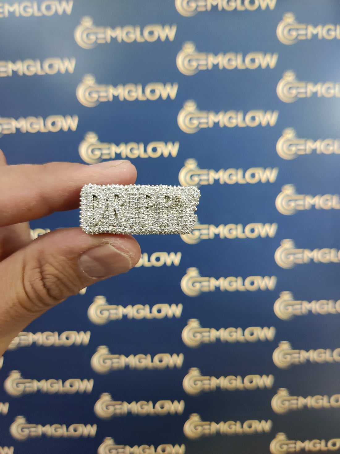 DRIPPY Hip Hop Ring: Luxury Iced-Out Statement Bling