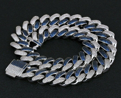 Iced Out 12mm Miami Cuban Hip Hop Chain