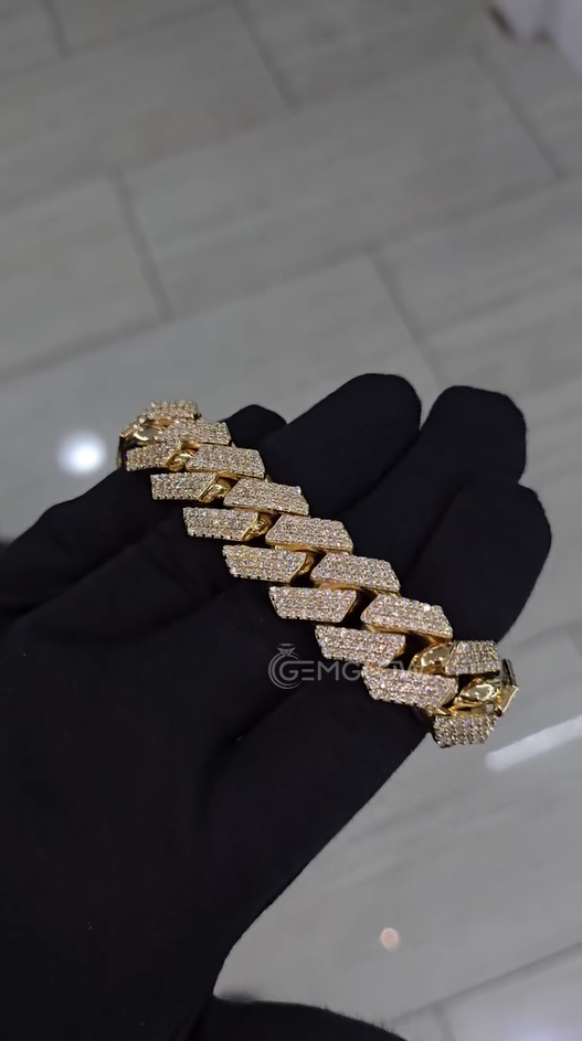 Silver Moissanite Diamond Bracelet