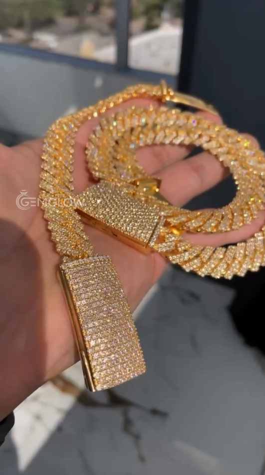 13MM Iced Out Miami Cuban Chain