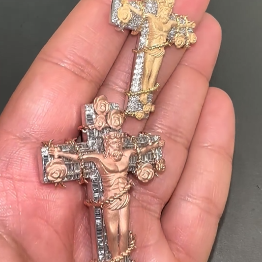 Personalized Crucifix Necklace in 925 Silver