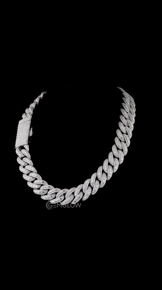 Round & Baguette Miami Cuban Chain