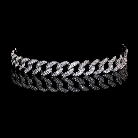 10mm Men’s Cuban Link Bracelet Iced Out