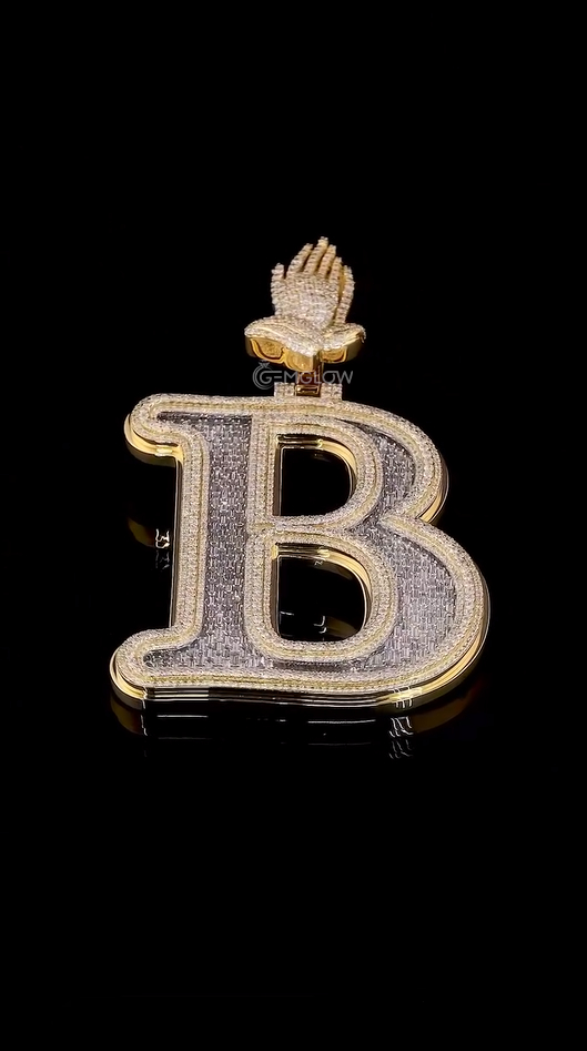 Fully iced out pendant