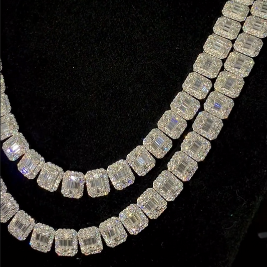 10mm Iced Hip Hop Tennis Chain for Men