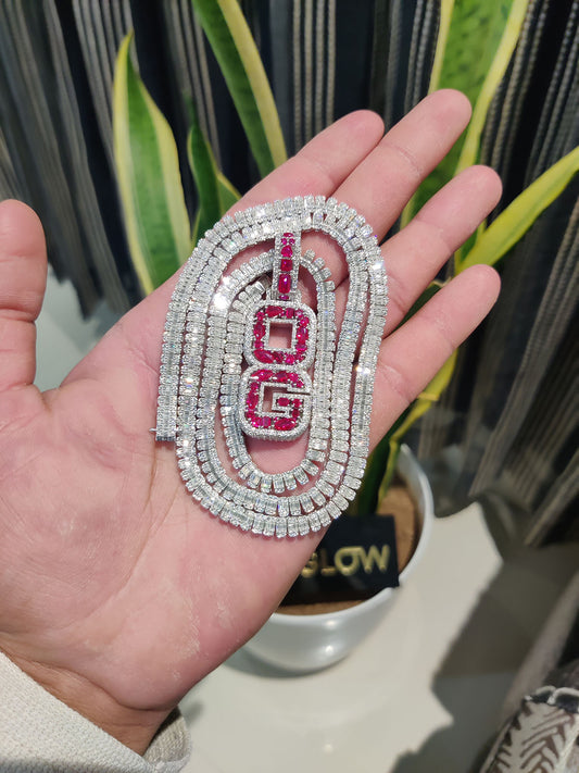 Custom Baguette Moissanite Chain &