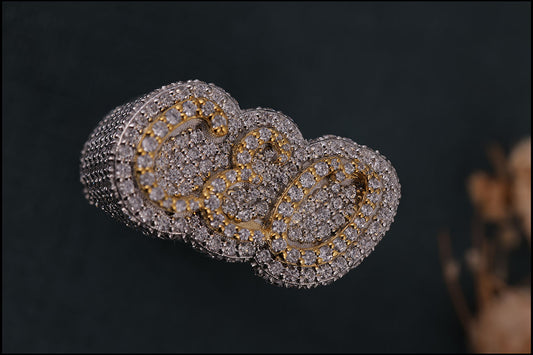 Iced Out CEO Word Ring for Men