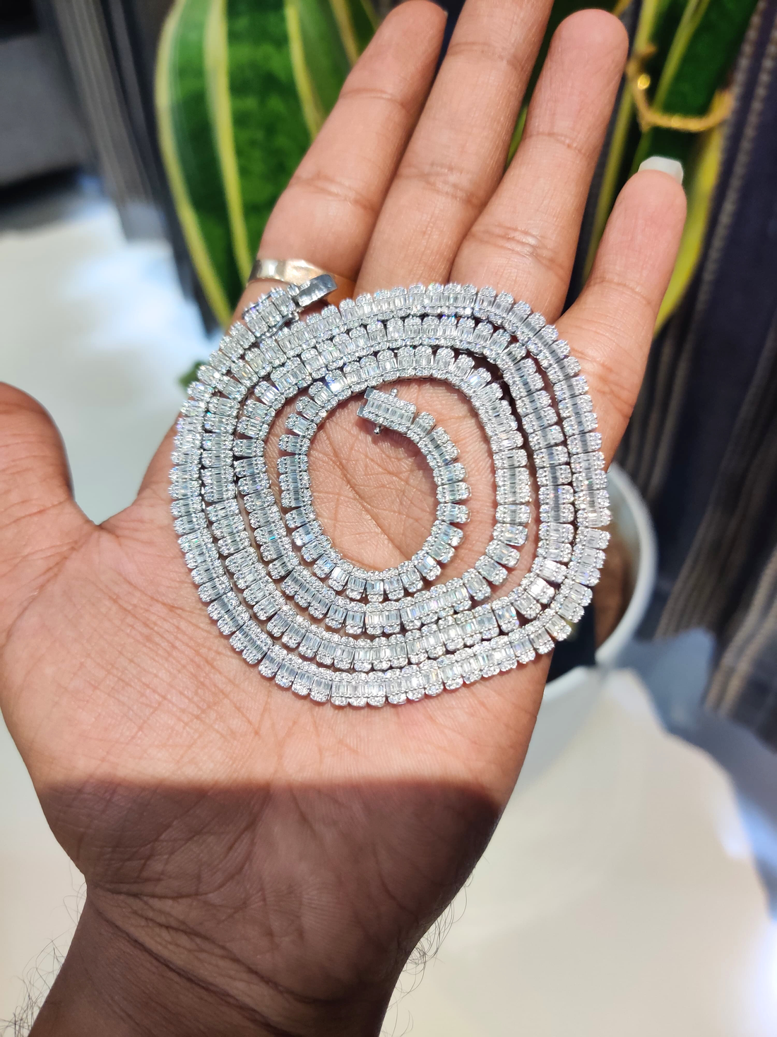 Bold Street Style: Iced Out Statement Tennis Chain