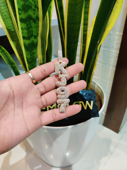 KJ97: A Custom Iced-Out Pendant with Meaning