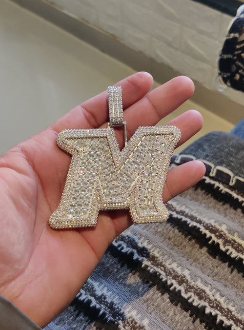 Shine Story: The Journey of This Custom M Letter Pendant