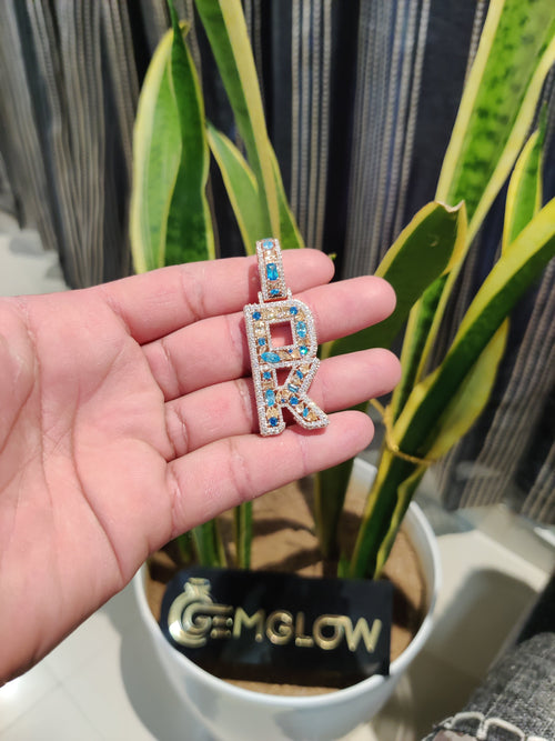 DK & ICCY Custom Letter Pendants: Hip-Hop Bling Collection