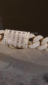 Fully Iced Out  Hip Hop Bracelet