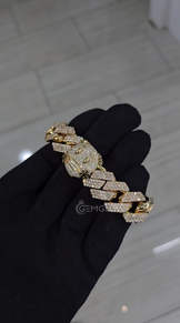 Silver Moissanite Diamond Bracelet