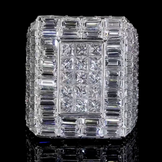 VVS1 Moissanite Diamond Men's Ring