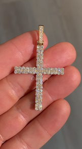 Iced Out Cross Hip Hop Pendant For Men