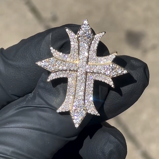 Custom Iced Moissanite Hip Hop Ring