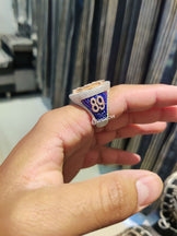 Hip Hop Letter Ring