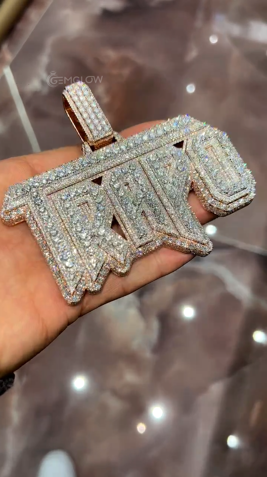 Custom letter pendant