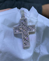 Women’s Jesus Cross Necklace in 925 Silver