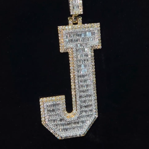 Men's Hip Hop Letter Pendant 