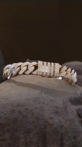 Fully Iced Out  Hip Hop Bracelet