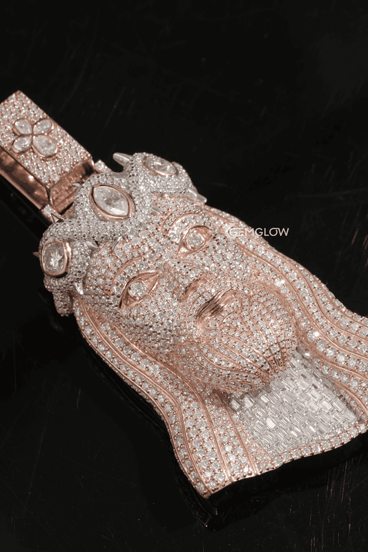Fully iced out Jesus Pendant