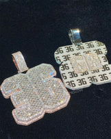 Custom Men's 36 Number Pendant