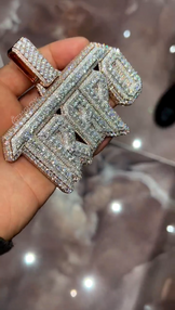 Custom letter pendant