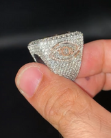VVS1 Moissanite Letter Ring