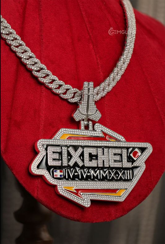Custom Iced Out Hip Hop Pendant in Bling
