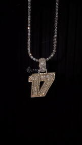 Lucky Number Charm Pendant