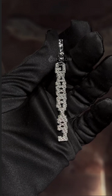 Custom Fully Iced Letter Pendant