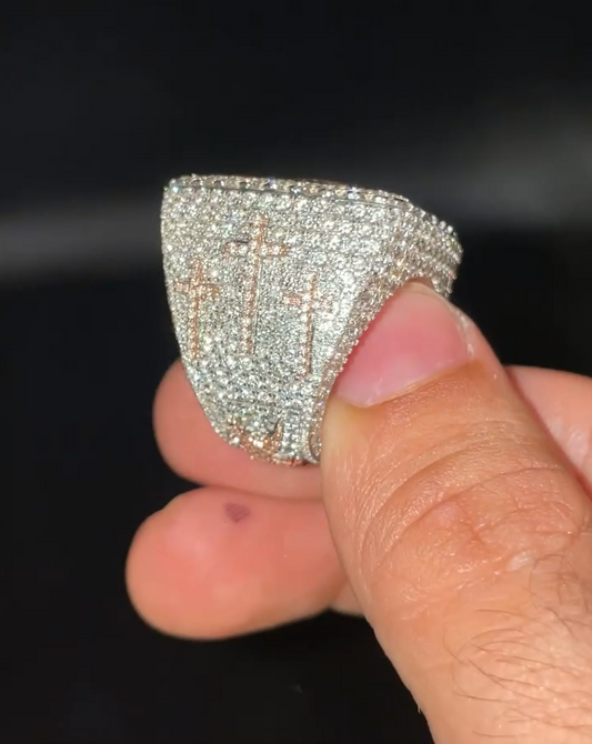 VVS1 Moissanite Letter Ring