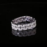 Iced Out 18mm Moissanite Cuban Bracelet