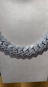 22mm Iced Out Cuban Diamond Chain 