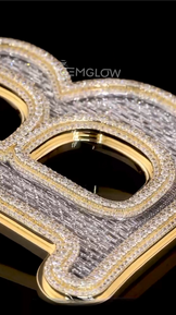 Fully iced out pendant