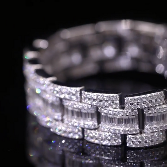 Iced Out 18mm Moissanite Cuban Bracelet