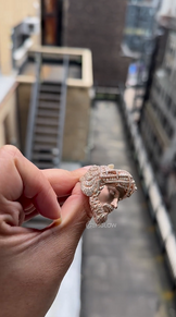 Iced Out Jesus Face Ring