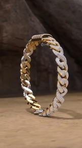 Fully Iced Out  Hip Hop Bracelet