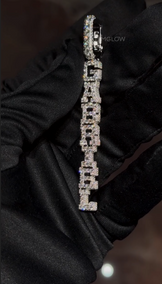 Custom Fully Iced Letter Pendant