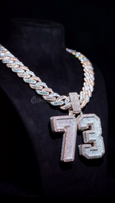 Fully Iced Out Moissanite Pendant