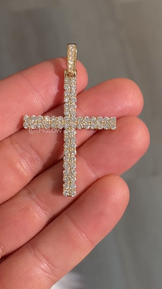 Iced Out Cross Hip Hop Pendant For Men
