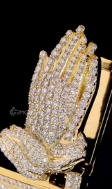 Fully iced out pendant