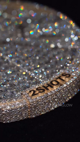 Fully Iced Out Round Shape Diamond pendant