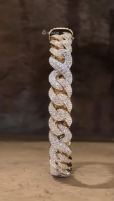 Fully Iced Out  Hip Hop Bracelet