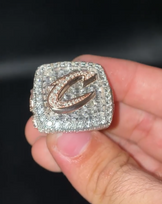 VVS1 Moissanite Letter Ring