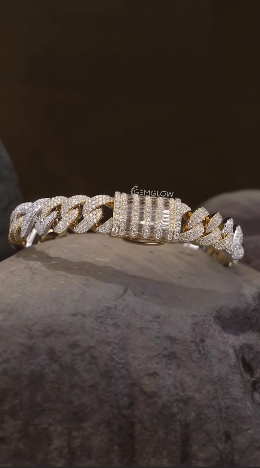 Fully Iced Out  Hip Hop Bracelet