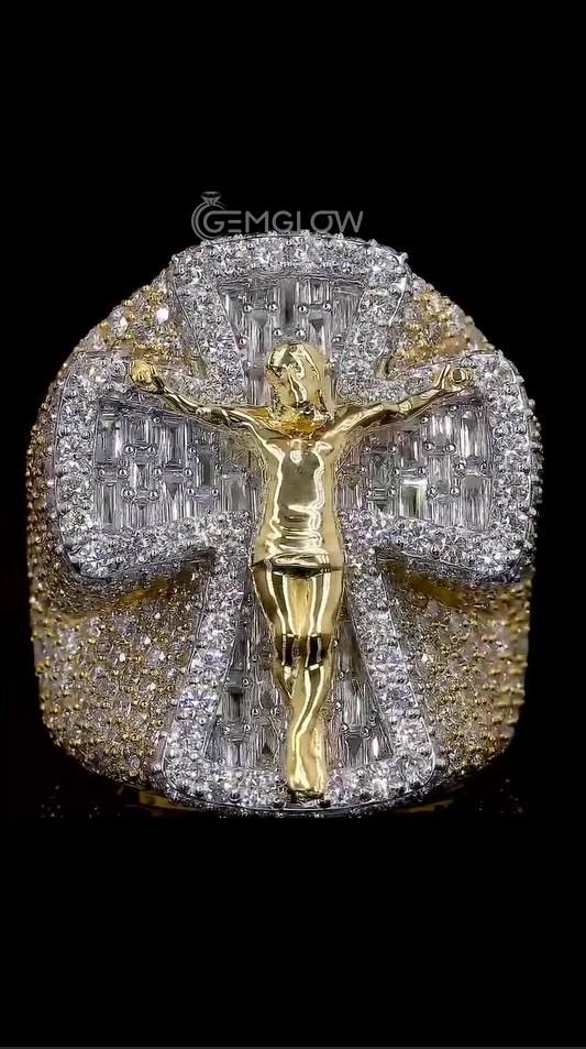 Jesus Cross Crucifix Ring