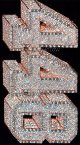 Iced Out Moissanite Letter Pendant