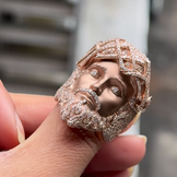 Iced Out Jesus Face Ring